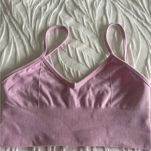ALO Yoga Light Pink Sports Bra